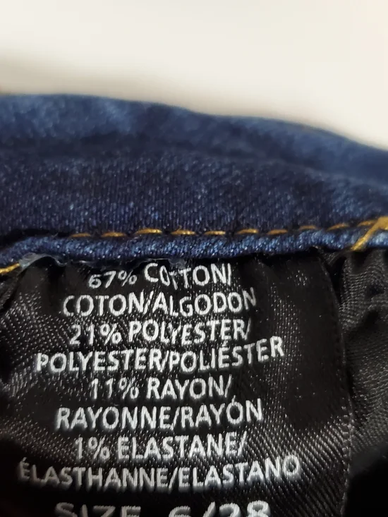 Tahari Kelly Classic Skinny Dark Wash Blue Jeans Women's Size 6 - Picture 9 of 9